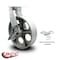 Service Caster 10'' Heavy Duty Semi Steel Cast Iron Caster with Brake and Swivel Lock CRAN-SCC-KP92S1030-SSR-SLB-BSL - alternate 2